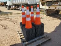 Unused (50) Safety Traffic Cones