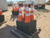 Unused (50) Safety Traffic Cones - 3