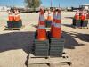 Unused (50) Safety Traffic Cones - 4