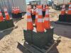 Unused (50) Safety Traffic Cones - 3