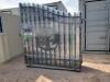 Unused Greatbear 14ft Iron Gate with artwork ''DEER '' in the Middle Gate Frame - 2