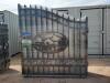 Unused Greatbear 14ft Iron Gate with artwork ''DEER '' in the Middle Gate Frame - 2