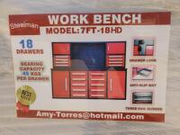 Unused Steelman 7Ft Work Bench