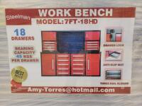 Unused Steelman 7Ft Work Bench