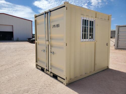 Unused 9Ft Container with Side Door and Window