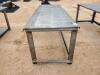 Unused 30'' X 90'' Steel Work Bench w/10ga Top - 2