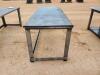 Unused 30'' X 90'' Steel Work Bench w/10ga Top - 5