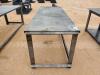 Unused 30'' X 90'' Steel Work Bench w/10ga Top - 2