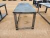 Unused 30'' X 90'' Steel Work Bench w/10ga Top - 5