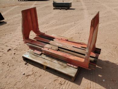 Forklift Hydraulic Bale Clamp Attachment