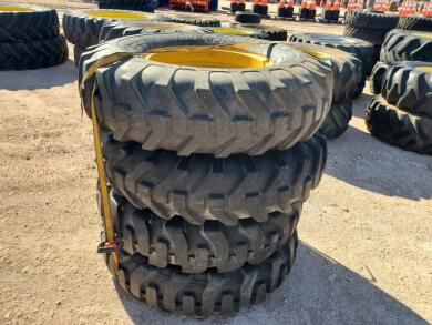 (4) Telehandler Wheels w/Tires