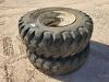 (2) Telehandler Wheels 17.5 - 25