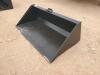 Unused 66'' Skid Steer Bucket w/Single Blade - 11