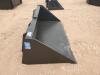 Unused 66'' Skid Steer Bucket w/Single Blade - 15