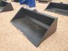 Unused 66'' Skid Steer Bucket w/Single Blade - 3