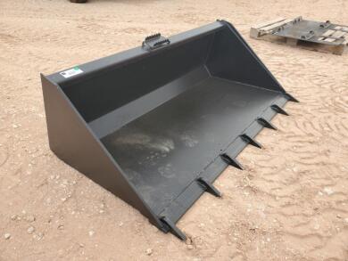 Unused 66'' Skid Steer Bucket w/Teeth