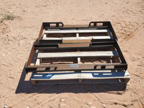 (2) Multipurpose Frames for Skid Steer Attachment