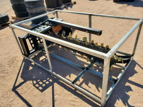 Unused Greatbear Trencher, Skid Steer Attachment