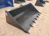 Unused 66'' Skid Steer Bucket w/Teeth - 9
