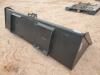 Unused 78'' Skid Steer Bucket w/Single Blade - 6