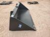 Unused 78'' Skid Steer Bucket w/Single Blade - 7