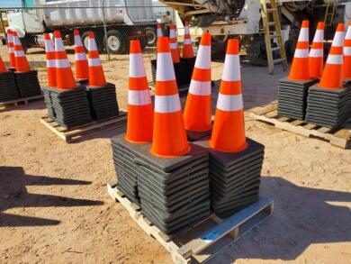 Unused (50) Safety Traffic Cones