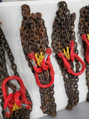 Unused (1) 5/16'' 7ft G80 Chain Sling Double