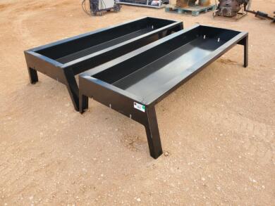 (2) Unused Livestock Feeding Troughs