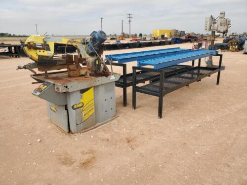 FMB Bandsaw w/(2) Roller Tables