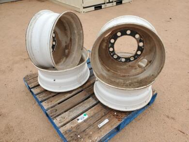 (4) Accuride 22.5 x 9.00 Steel Wheels