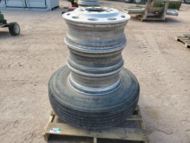 (4) Aluminum Truck Wheels