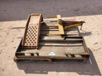 Multipurpose Frame for Skid Steer Attachment/Hay Bale Fork/Vehicle ramps