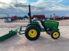 John Deere 3032 E Tractor w/3 PT Hitch Blade - 6