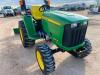 John Deere 3032 E Tractor w/3 PT Hitch Blade - 20