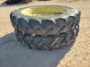 (2) John Deere Duals w/Tires 380/90 R 50 - 4