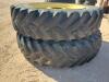 (2) John Deere Duals w/Tires 480/80 R 46 - 2