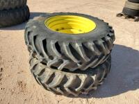 (2) John Deere Duals w/Tires 480/80 R 42