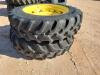 (2) John Deere Wheels w/Tires 380/85 R 34 - 3