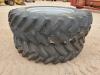 (2) Unused Tractor Wheels w/Tires 16.9 R 38 - 4