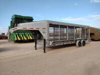 Unused 2022 Gitesa Rancher Livestock Gooseneck Trailer