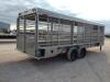 Unused 2022 Gitesa Rancher Livestock Gooseneck Trailer - 4