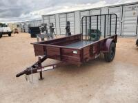 Unused 2022 Gitesa Single Axle Trailer w/Side Walls