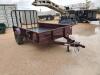 Unused 2022 Gitesa Single Axle Trailer w/Side Walls - 7