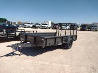 Unused Gitesa Single Axle Trailer w/Side Walls