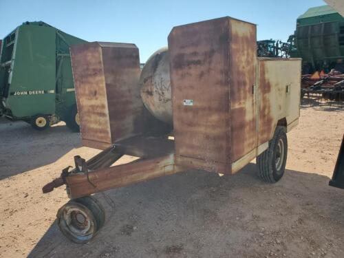 Shop Made Service Trailer w/Fuel Tank