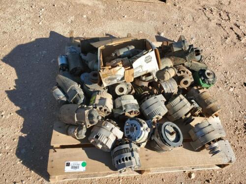 Lot of Alternators and Starters