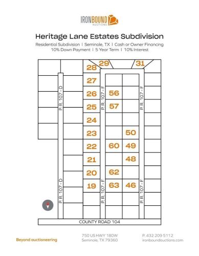 Residential Lot 22 Heritage Lane Subdivision