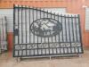 Unused Greatbear 20ft Gate with artwork ''DEER '' in the Middle Gate Frame