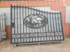 Unused Greatbear 20ft Gate with artwork ''DEER '' in the Middle Gate Frame