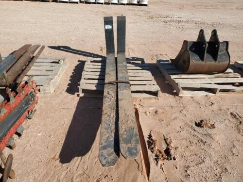 Unused 96” Telehandler Forks